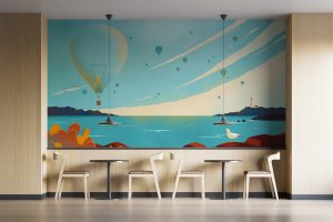 pittura muraria ristorante